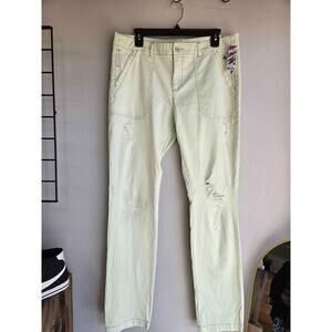 Pilcro and the Letterpress Women's Distressed Hyphen Chino Pants